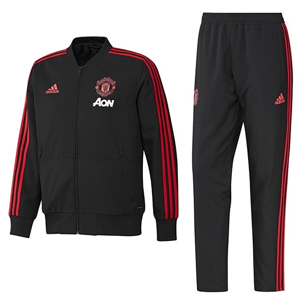 Chandal Manchester United 2018-2019 Negro Rojo